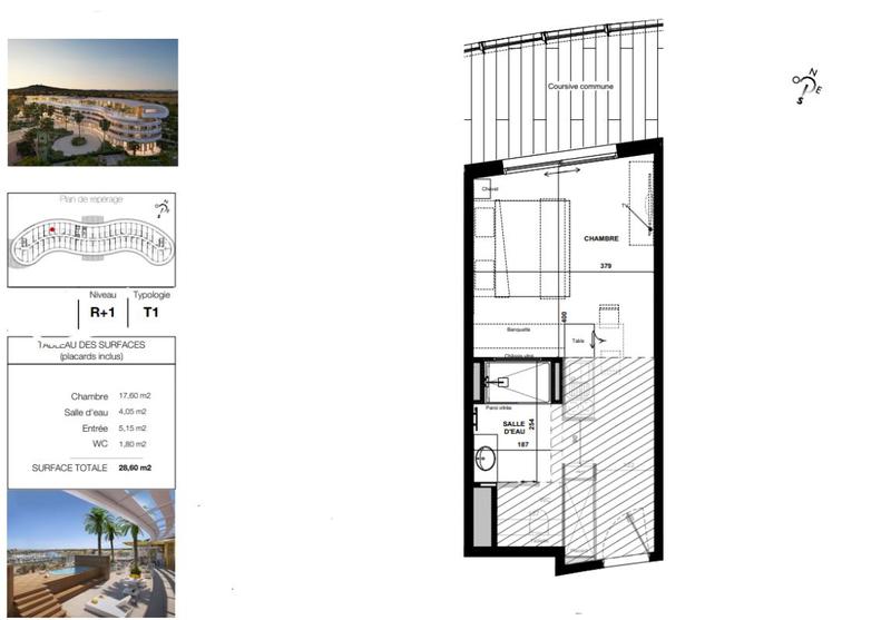 Appartement - 29 m² - 1 pièce