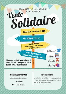 Vente solidaire