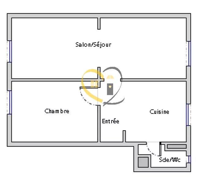 Appartement - 40 m² - 3 pièces