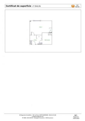 Studio - 21 m² - 1 pièce