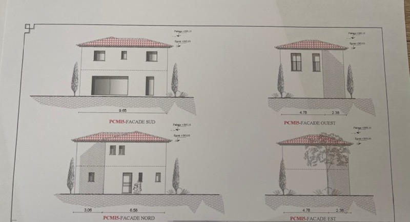 Terrain constructible - 1 200 m²