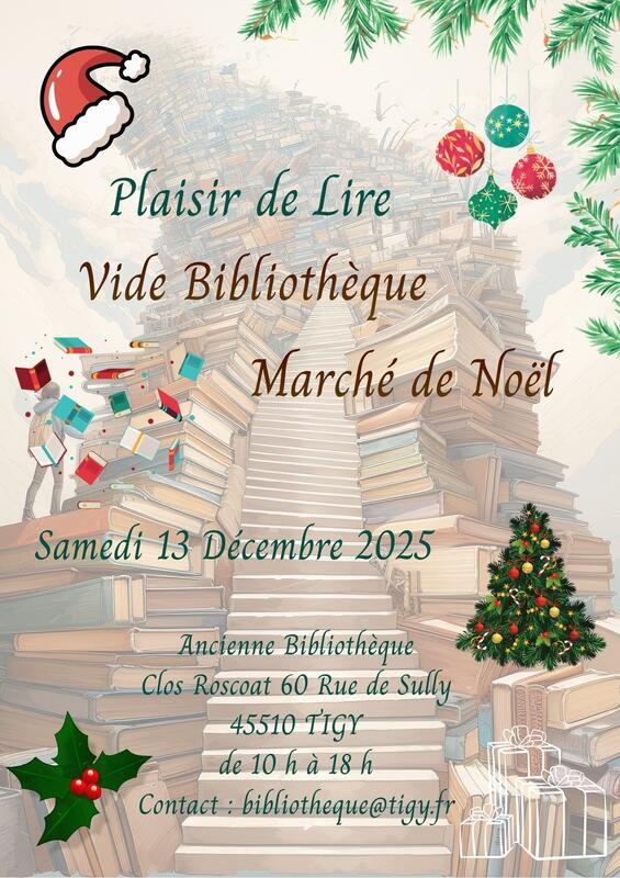 Vide bibliothèque - marché de noël