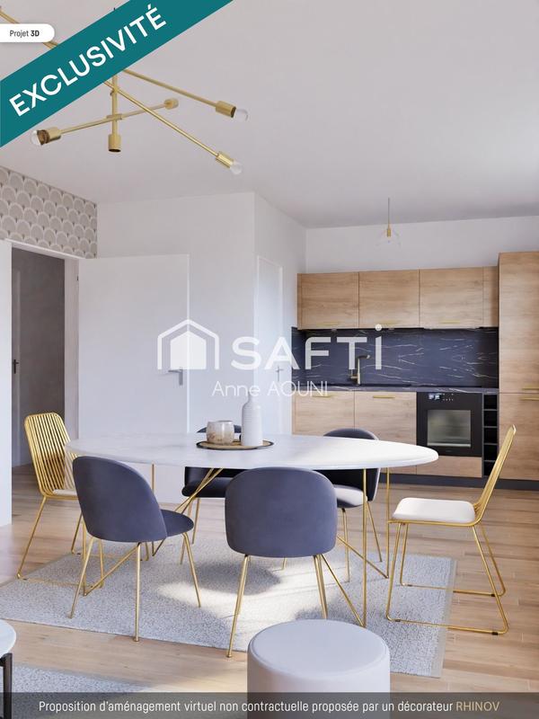 Appartement - 70 m² - 3 pièces