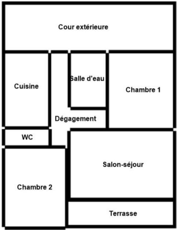 Maison - 63 m² - 3 pièces