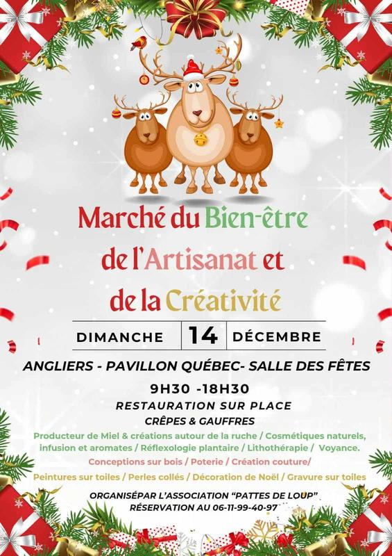 Marché du Bien-être de l'Artisanat et de la Créativité de l'association &quot;Pattes de Loup&quot;