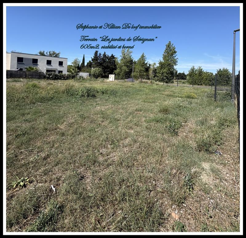 Terrain constructible - 605 m²