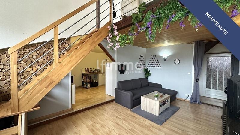 Loft - 50 m² - 2 pièces