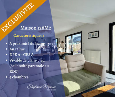 Maison - 128 m² - 5 pièces