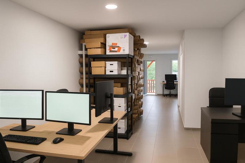 Bureau - 100 m² - 3 pièces