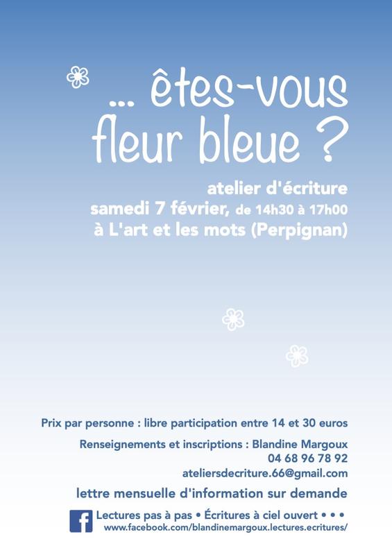 Êtes-vous fleur bleue ? • Atelier d'écriture créative