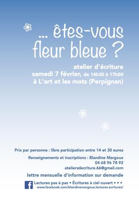 Êtes-vous fleur bleue ? • Atelier d'écriture créative