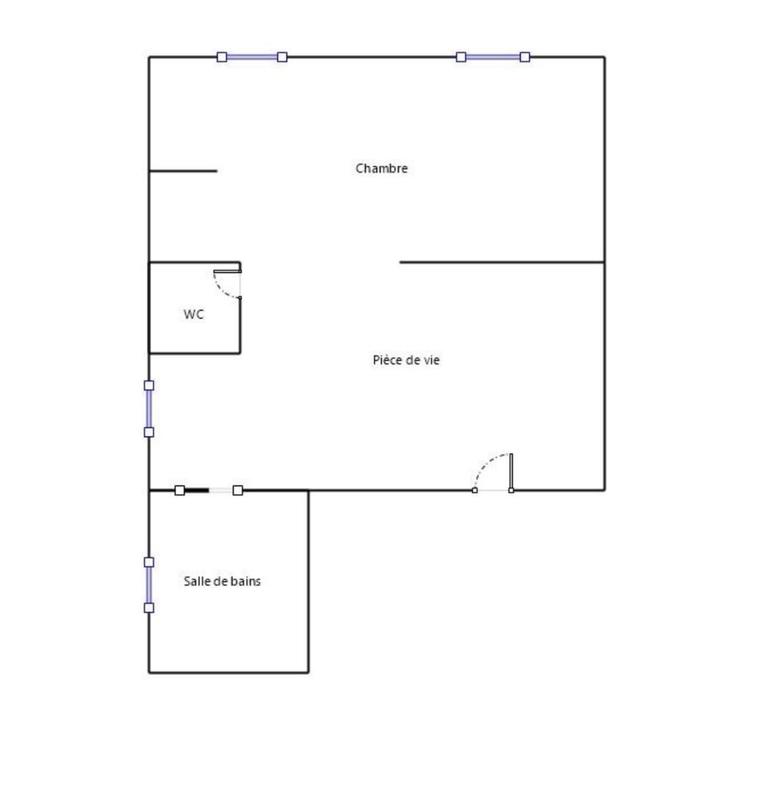 Appartement - 25 m² - 2 pièces