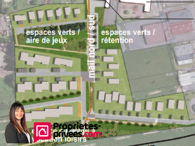 Terrain constructible - 596 m²