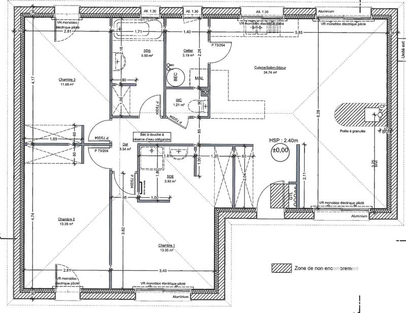 Maison - 90 m² - 4 pièces