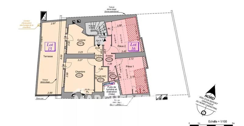 Appartement - 53 m² - 3 pièces