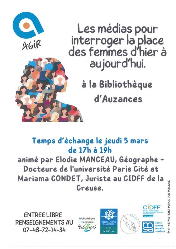 Agir : les médias pour interroger la place des femmes d'hier à aujourd'hui