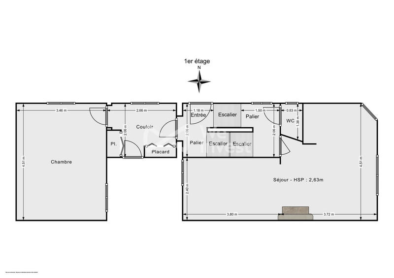 Maison ancienne - 93 m² - 4 pièces