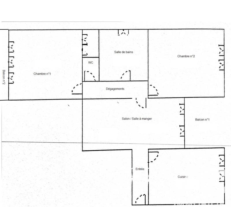 Appartement - 51 m² - 3 pièces