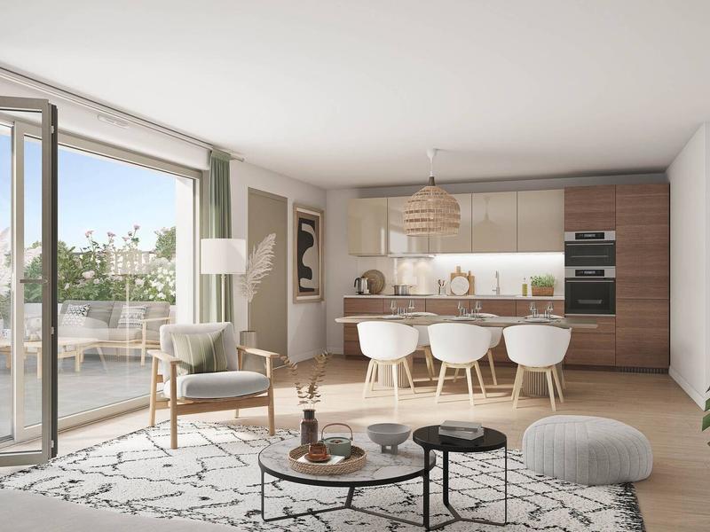 Appartement - 58 m² - 3 pièces