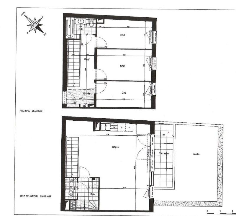 Duplex - 86 m² - 4 pièces