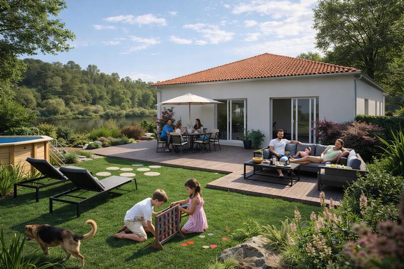 Maison - 105 m² - 4 pièces