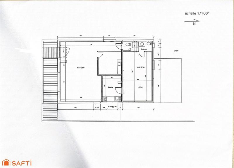Maison - 90 m² - 3 pièces