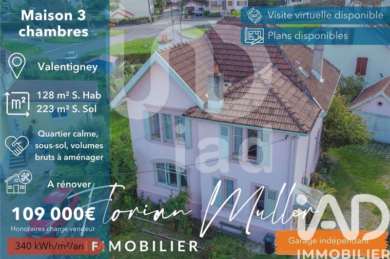 Maison - 128 m² - 6 pièces
