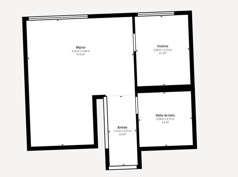 Appartement - 31 m² - 1 pièce