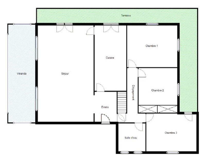 Maison - 85 m² - 4 pièces