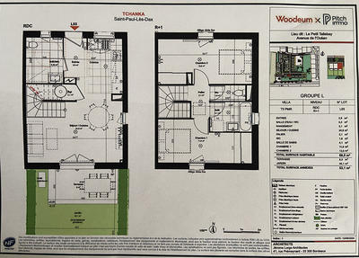 Maison - 69 m² - 3 pièces