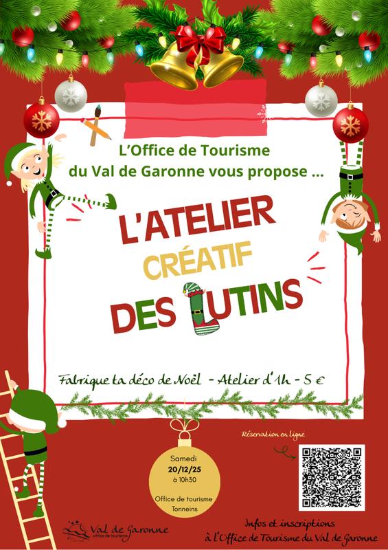 Les ateliers des petits lutins - Fabrique ta déco de Noël !
