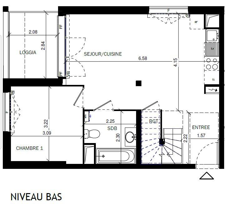 Appartement - 89 m² - 4 pièces