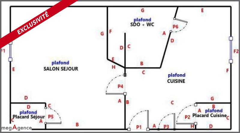 Appartement - 85 m² - 3 pièces