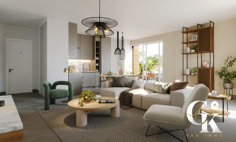 Appartement - 64 m² - 3 pièces