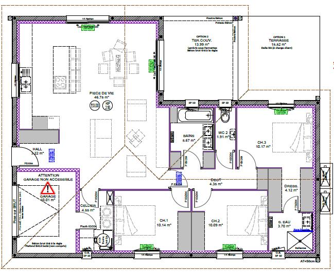 Maison - 105 m² - 5 pièces