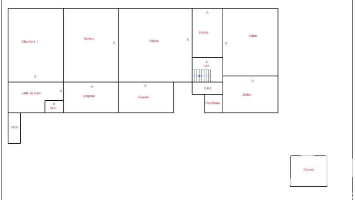 Maison - 240 m² - 8 pièces