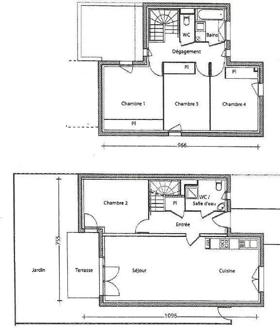 Maison - 103 m² - 5 pièces
