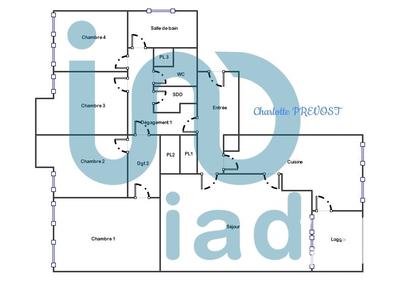 Appartement - 104 m² - 5 pièces