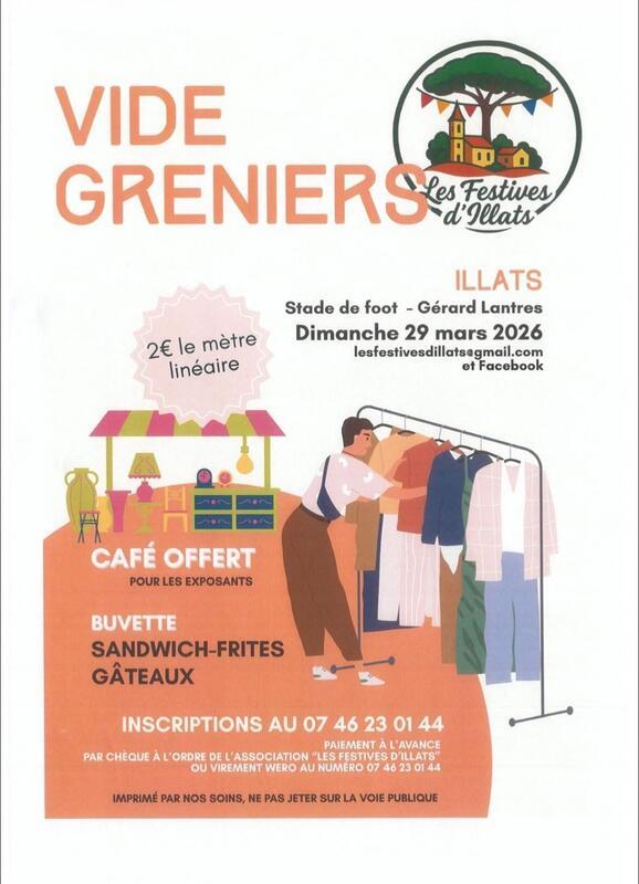 Vide grenier les festives d’illats