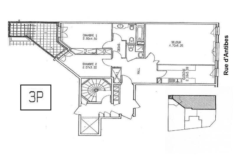 Appartement - 86 m² - 3 pièces
