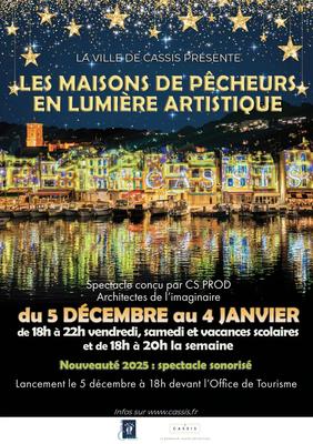 Illumination des façades du port « Maison de pêcheurs en lumière artistique »