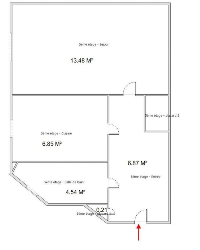 Appartement - 32 m² - 1 pièce
