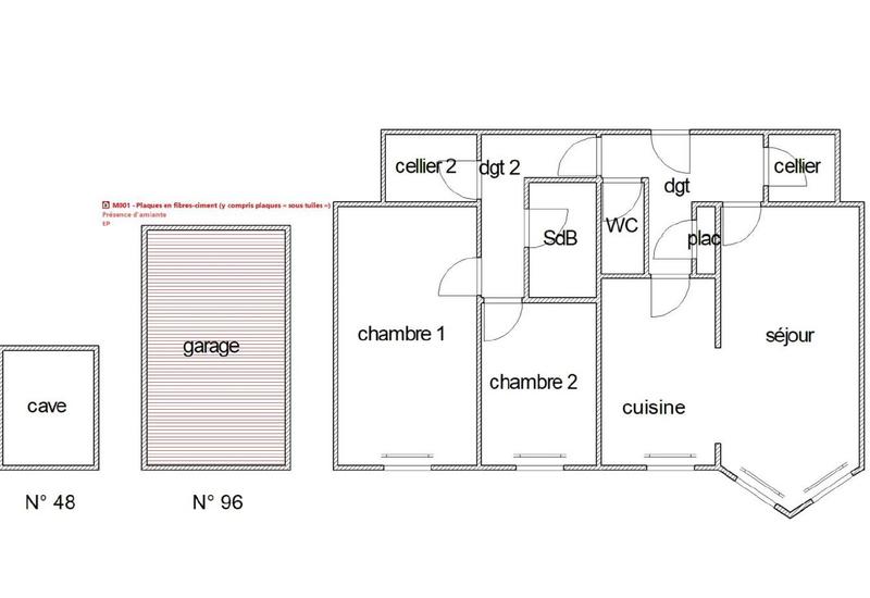 Appartement - 74 m² - 3 pièces
