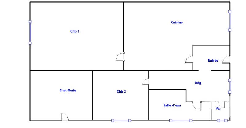 Maison de village - 77 m² - 2 pièces