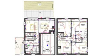 Maison - 94 m² - 5 pièces