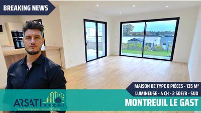 Maison contemporaine - 135 m² - 6 pièces