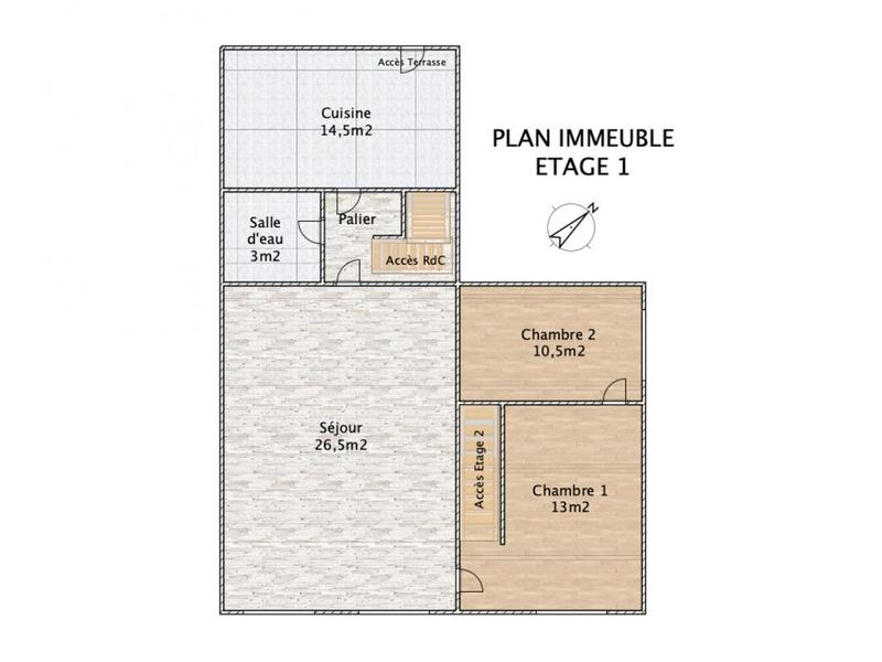 Immeuble - 220 m² - 11 pièces