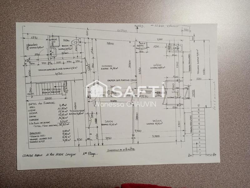 Maison - 170 m² - 3 pièces