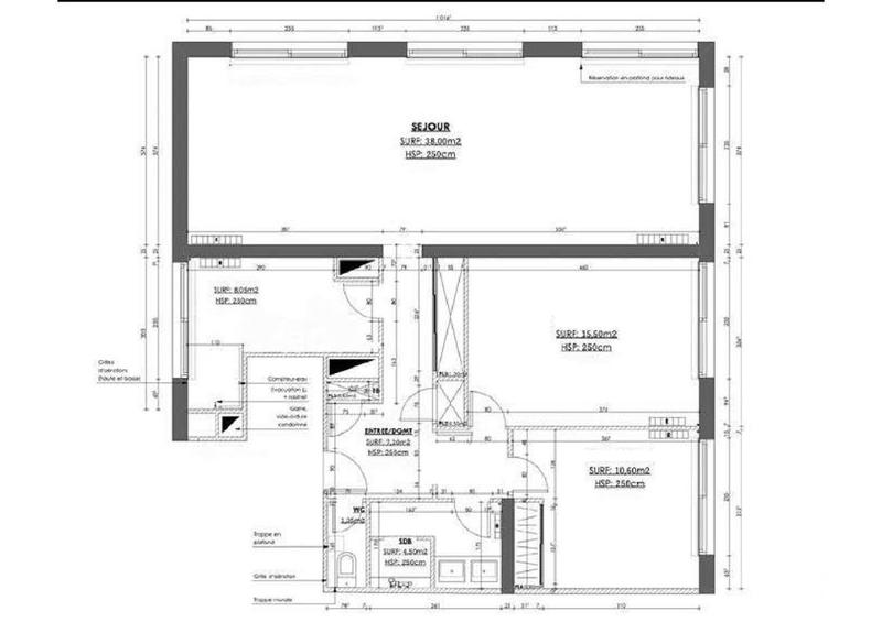 Appartement - 90 m² - 4 pièces