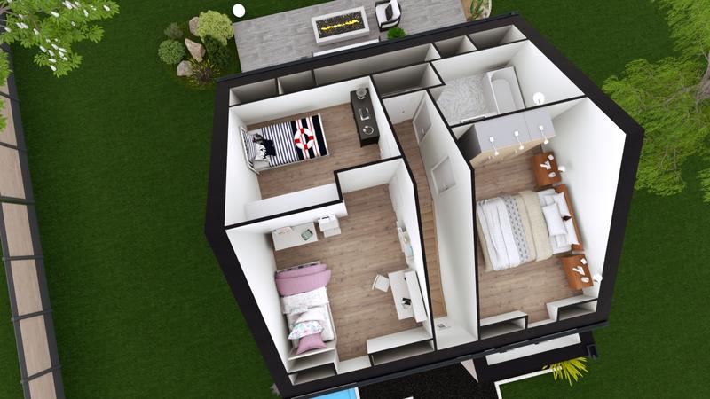 Maison - 90 m² - 5 pièces